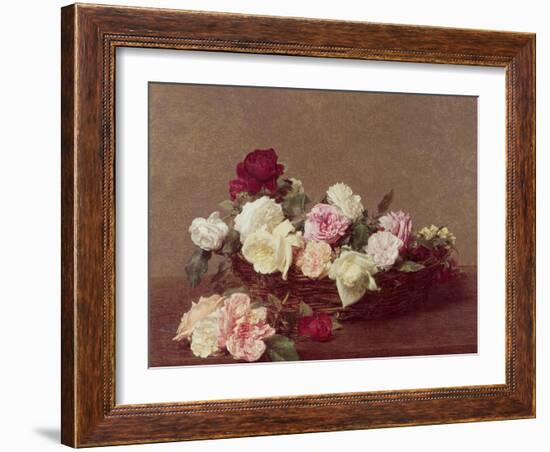 A Basket of Roses, 1890-Henri Fantin-Latour-Framed Giclee Print