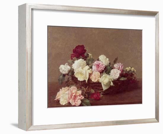 A Basket of Roses, 1890-Henri Fantin-Latour-Framed Giclee Print