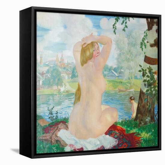 A Bather, 1921-Boris Michaylovich Kustodiev-Framed Premier Image Canvas