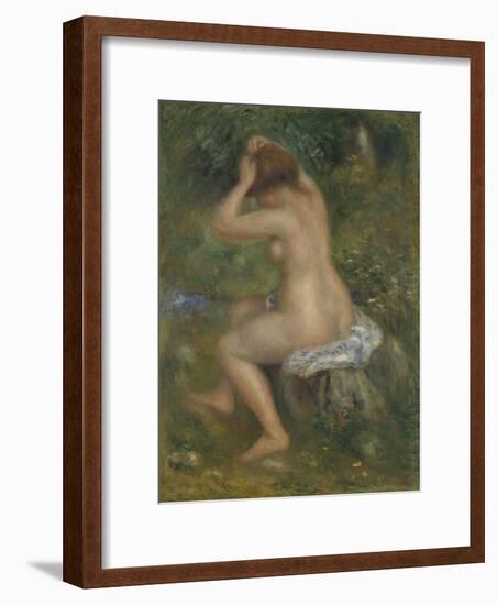 A Bather, Ca. 1886-1890-Pierre-Auguste Renoir-Framed Giclee Print