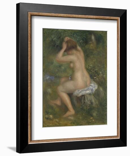 A Bather, Ca. 1886-1890-Pierre-Auguste Renoir-Framed Giclee Print