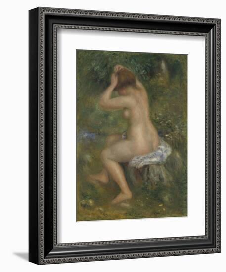 A Bather, Ca. 1886-1890-Pierre-Auguste Renoir-Framed Giclee Print