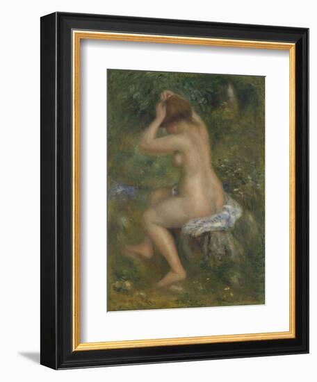 A Bather, Ca. 1886-1890-Pierre-Auguste Renoir-Framed Giclee Print