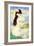 A Bather-Pierre-Auguste Renoir-Framed Art Print