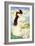 A Bather-Pierre-Auguste Renoir-Framed Art Print