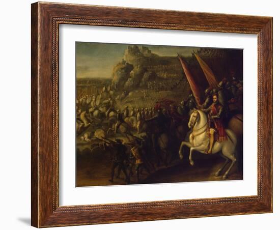 A Battle, 1634-Juan de la Corte-Framed Giclee Print