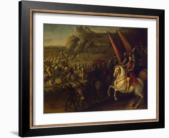 A Battle, 1634-Juan de la Corte-Framed Giclee Print