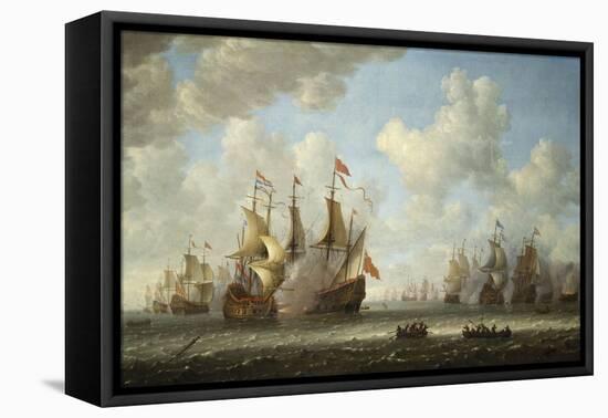 A Battle at Sea-Vincente Carducho-Framed Premier Image Canvas