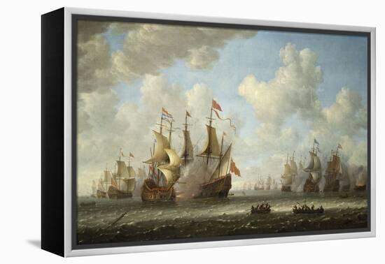 A Battle at Sea-Vincente Carducho-Framed Premier Image Canvas