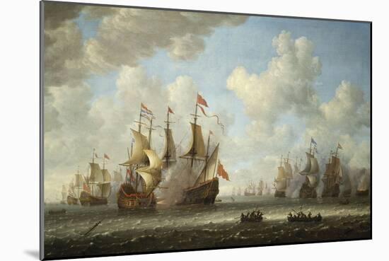 A Battle at Sea-Vincente Carducho-Mounted Giclee Print