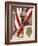 A Battlefield Memorial Cross Rifle Display-Stocktrek Images-Framed Photographic Print