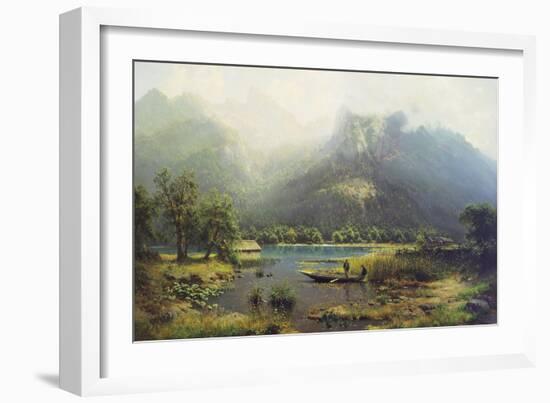 A Bavarian Lake-Robert Schultze-Framed Giclee Print