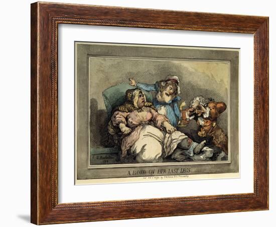 A Bawd on Her Last Legs, 1792-Thomas Rowlandson-Framed Giclee Print