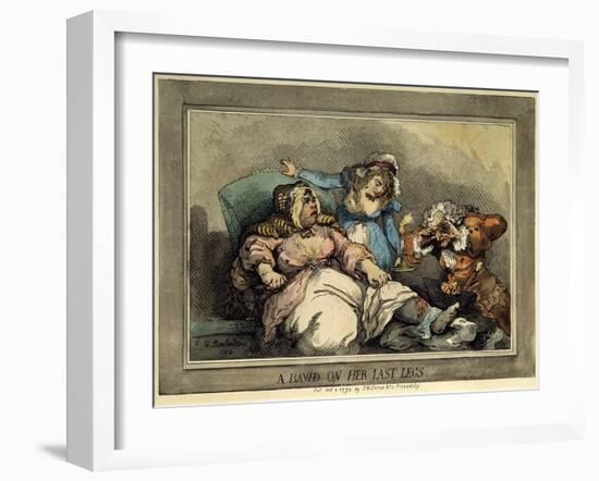 A Bawd on Her Last Legs, 1792-Thomas Rowlandson-Framed Giclee Print