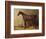 A Bay Hunter and a Spotted Dog in a Stable Interior-John Frederick Herring I-Framed Giclee Print