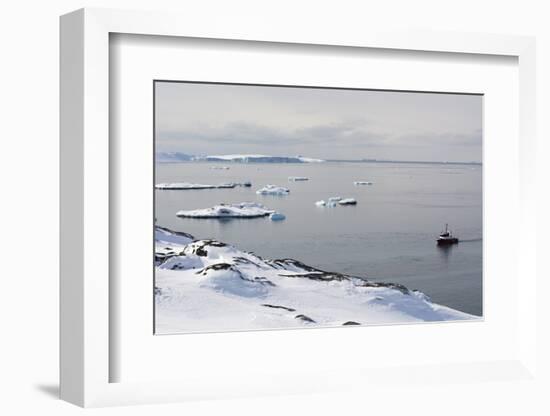 A Bay Near Ilulissat, Greenland, Denmark, Polar Regions-Sergio Pitamitz-Framed Photographic Print