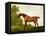 A Bay Thoroughbred in a Landscape, 1801-George Stubbs-Framed Premier Image Canvas