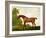 A Bay Thoroughbred in a Landscape, 1801-George Stubbs-Framed Giclee Print