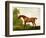 A Bay Thoroughbred in a Landscape, 1801-George Stubbs-Framed Giclee Print