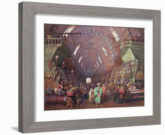 A Bazaar in Constantinople, 1873-Sir William Beechey-Framed Giclee Print