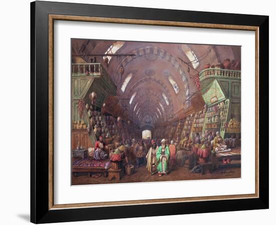 A Bazaar in Constantinople, 1873-Sir William Beechey-Framed Giclee Print