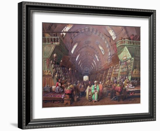 A Bazaar in Constantinople, 1873-Sir William Beechey-Framed Giclee Print