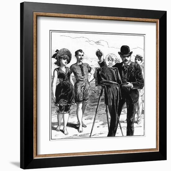 A Beach Photographer-null-Framed Art Print