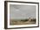 A Beach Scene at Trouville, 1860s-Eugene Louis Boudin-Framed Giclee Print