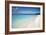 A Beach View at Half Moon Cay, with Golden Sands and Bright Blue Sea-Natalie Tepper-Framed Photo