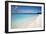 A Beach View at Half Moon Cay, with Golden Sands and Bright Blue Sea-Natalie Tepper-Framed Photo