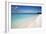 A Beach View at Half Moon Cay, with Golden Sands and Bright Blue Sea-Natalie Tepper-Framed Photo
