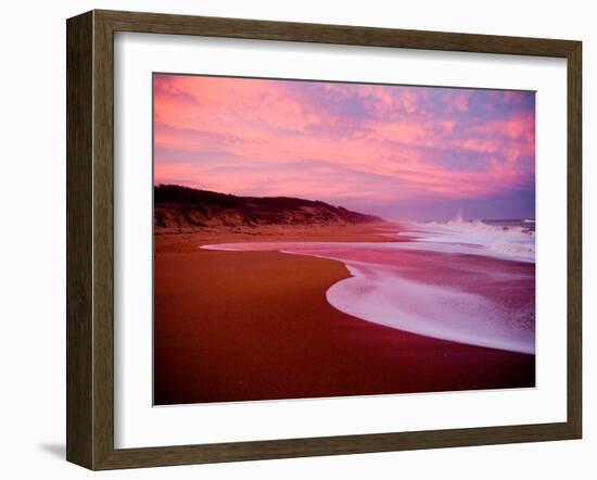 A Beach with Surf-Mark James Gaylard-Framed Photographic Print