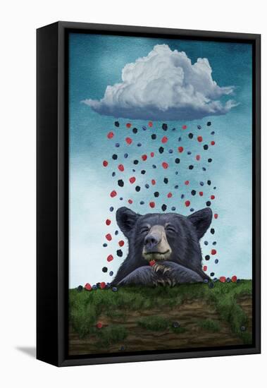 A Bear’s Dream-Paula Belle Flores-Framed Stretched Canvas