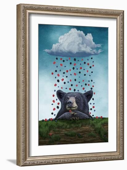 A Bear’s Dream-Paula Belle Flores-Framed Art Print