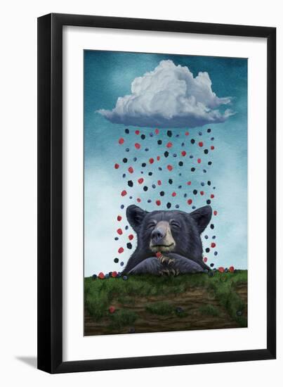 A Bear’s Dream-Paula Belle Flores-Framed Art Print