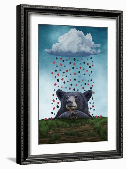 A Bear’s Dream-Paula Belle Flores-Framed Art Print