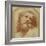 A Bearded Head, Looking Up (Possibly Laocoon)-Parmigianino-Framed Giclee Print