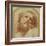 A Bearded Head, Looking Up (Possibly Laocoon)-Parmigianino-Framed Giclee Print