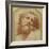 A Bearded Head, Looking Up (Possibly Laocoon)-Parmigianino-Framed Giclee Print