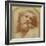 A Bearded Head, Looking Up (Possibly Laocoon)-Parmigianino-Framed Giclee Print