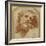 A Bearded Head, Looking Up (Possibly Laocoon)-Parmigianino-Framed Giclee Print