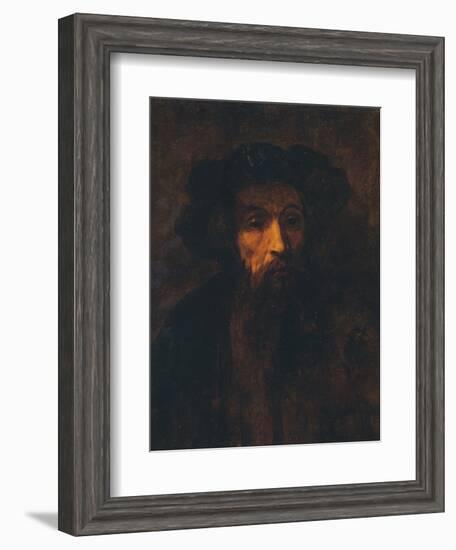 A Bearded Man in a Cap, (1657), 1903-Rembrandt van Rijn-Framed Giclee Print