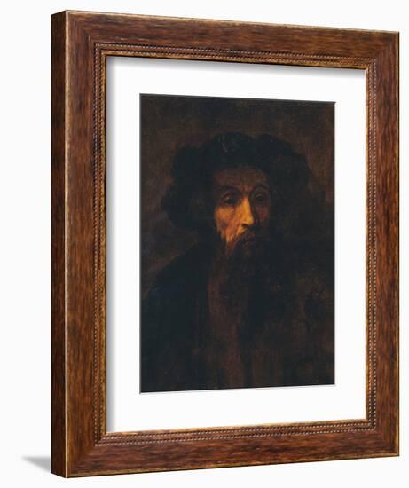 A Bearded Man in a Cap, (1657), 1903-Rembrandt van Rijn-Framed Giclee Print