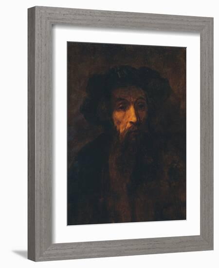 A Bearded Man in a Cap, (1657), 1903-Rembrandt van Rijn-Framed Giclee Print