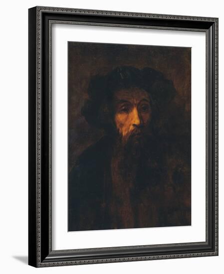 A Bearded Man in a Cap, (1657), 1903-Rembrandt van Rijn-Framed Giclee Print