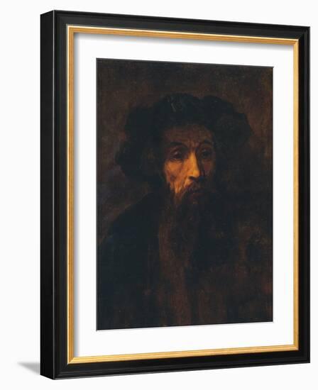 A Bearded Man in a Cap, (1657), 1903-Rembrandt van Rijn-Framed Giclee Print