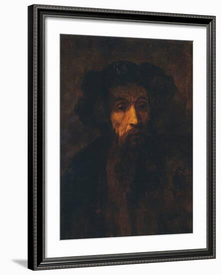 A Bearded Man in a Cap, (1657), 1903-Rembrandt van Rijn-Framed Giclee Print