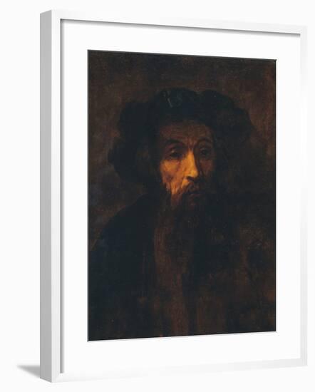 A Bearded Man in a Cap, (1657), 1903-Rembrandt van Rijn-Framed Giclee Print