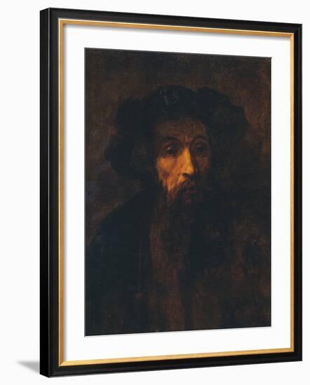 A Bearded Man in a Cap, (1657), 1903-Rembrandt van Rijn-Framed Giclee Print