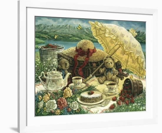 A Beary Nice Picnic-Janet Kruskamp-Framed Art Print